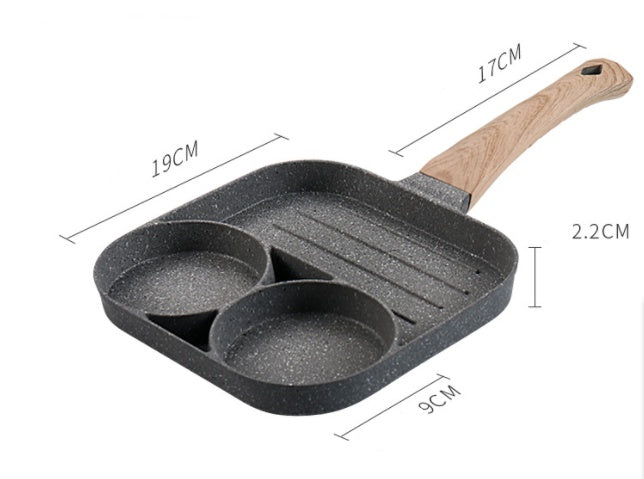 Non-stick Four Hole Omelet Pan